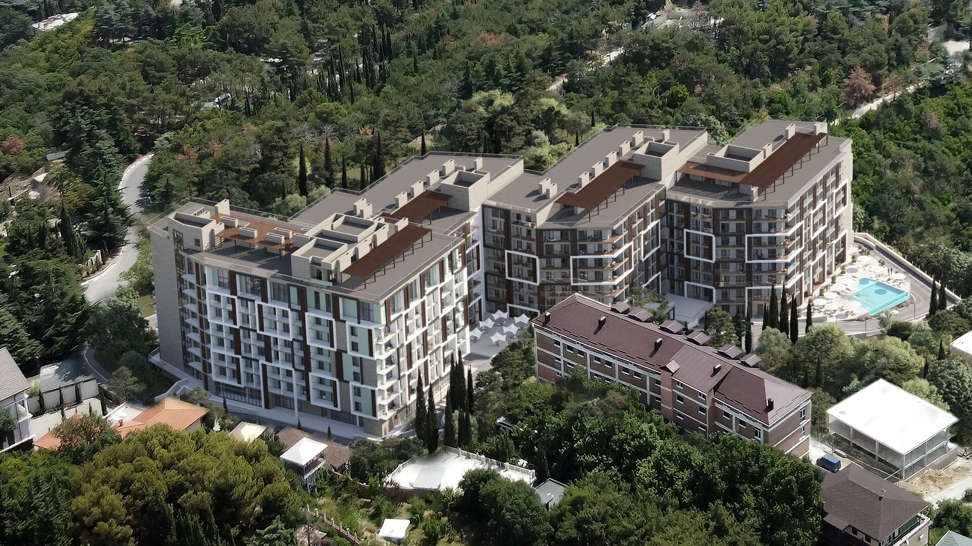 Darsan Residence с высоты