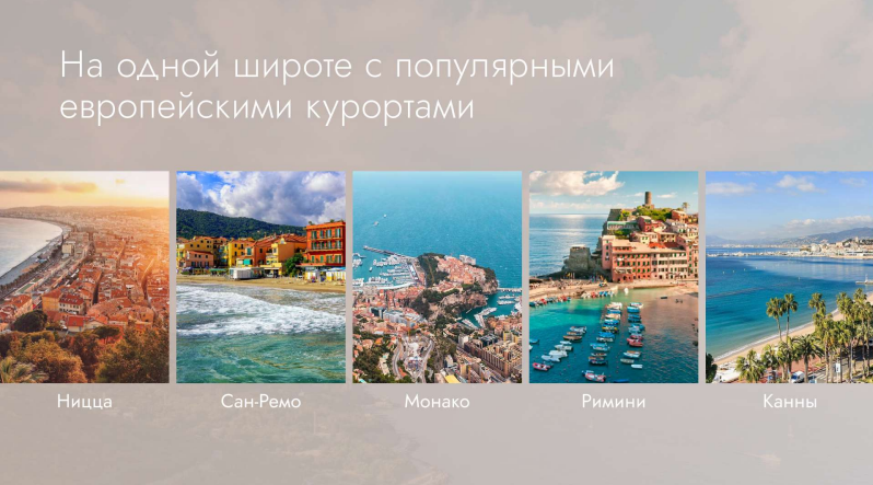 Крым и популярные европейские курорты